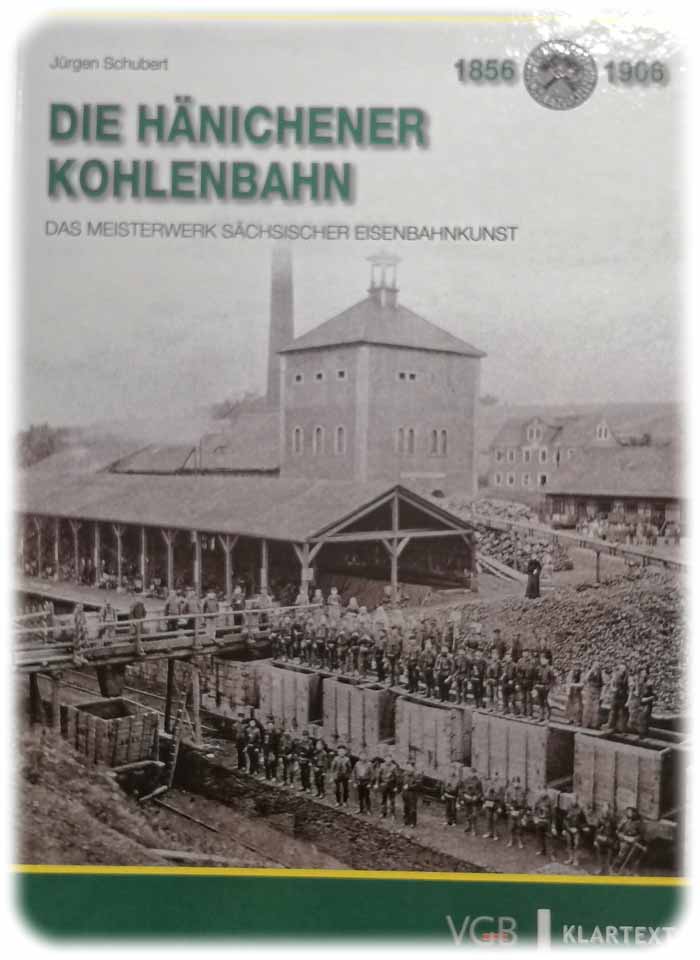 Umschlag von Jürgen Schubert: Die Hänichener Kohlenbahn“ / Heimatmuseum Freital, Repro: hw