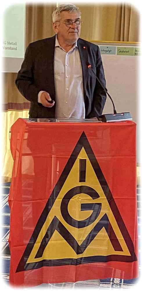 IG-Metall-Vorsitzender Jörg Hofmann. Foto: IG Metall