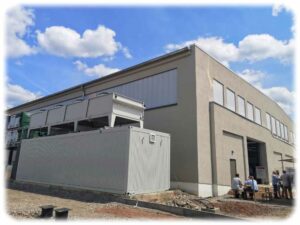 Die Leiv-Halle am Einweihungstag. Foto: Heiko Weckbrodt