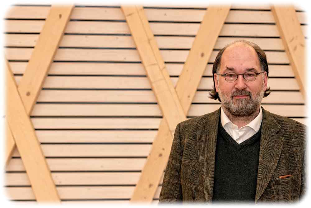 Prof. Steffen Tobisch leitet das Institut für Holztechnologie Dresden. Foto: Anja Walpert, IHD