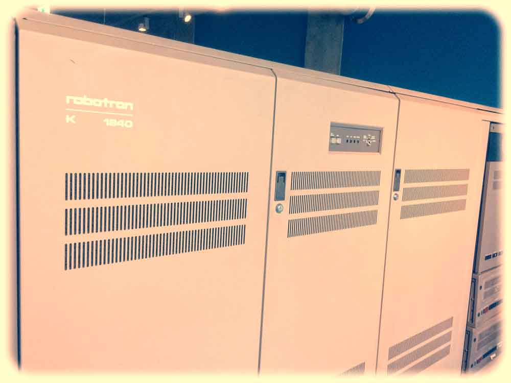 Der nach VAX-Vorbild konstruierte 32-Bit-Rechner "K 1840" der DDR - hier ein Exemplar, das heute das Zuse-Museum in Hoyerswerda aufbewahrt. Foto: Heiko Weckbrodt
