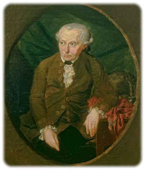 Immanuel Kant. (Gemälde von Gottlieb Doebler, ca. 1791), Repro: Wikipedia, Public Domain
