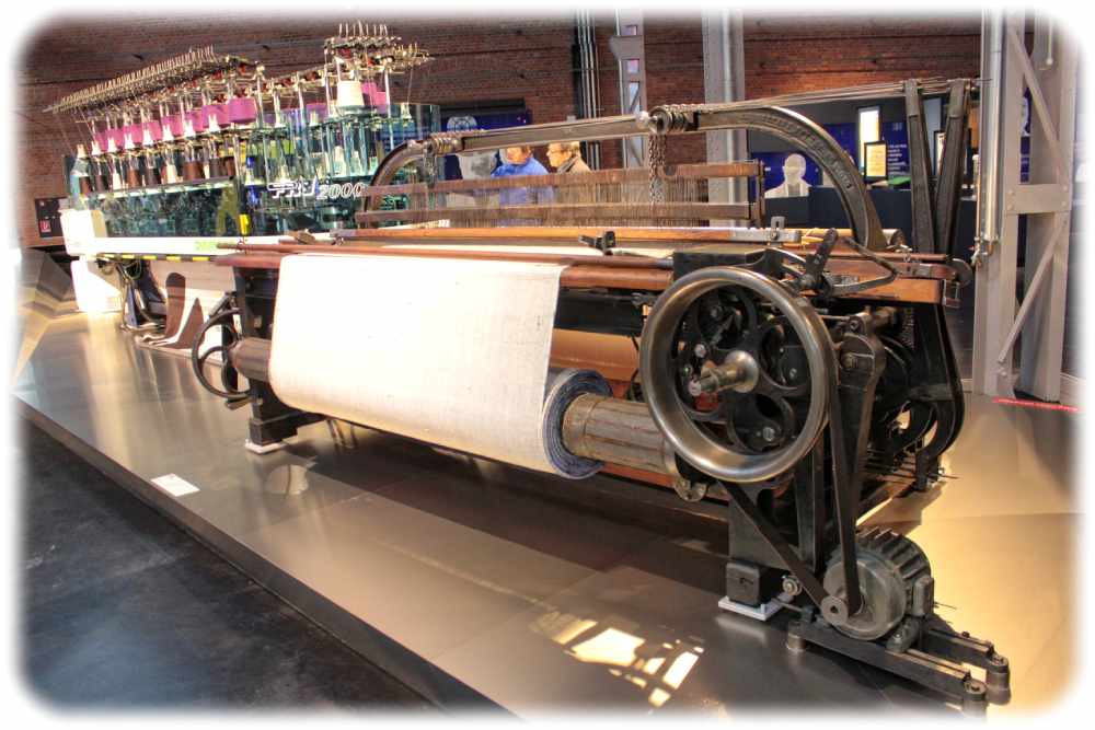 Textilmaschinenbau hat in Sachsen eine lange Tradition - hier ein Blick ins Sächsische Industriemuseum in Chemnitz. Foto: Heiko Weckbrodt