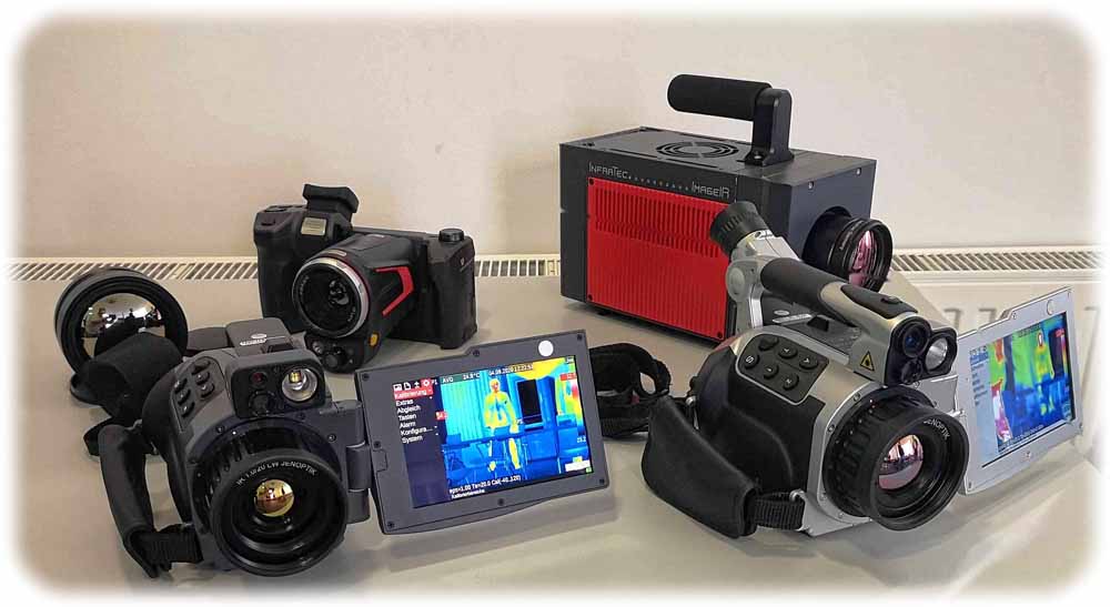Um präziser zu arbeiten, werden in manchen Wärmebild-Kameras die Infrarotsensoren bis auf die Temperatur von flüssigem Stickstoff heruntergekühlt. Foto: Heiko Weckbrodt