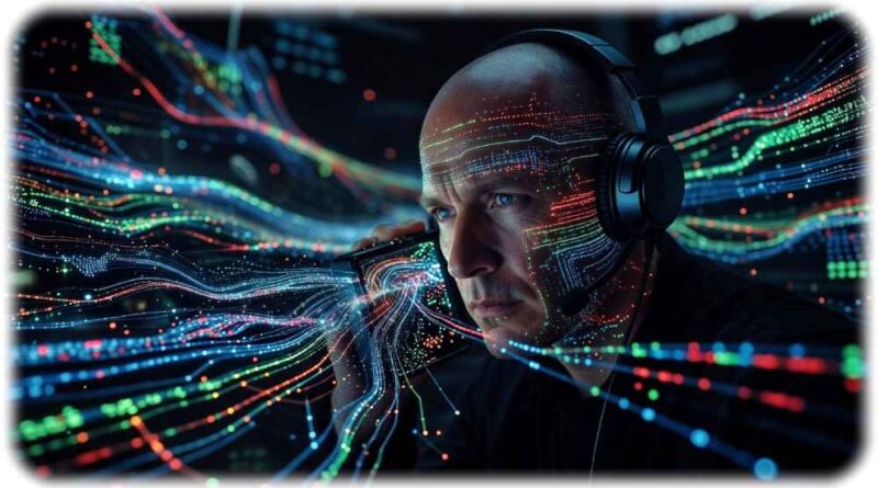 Überwachung im Internet. Visualisierung: KI Grok, Prompt: Heiko Weckbrodt