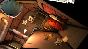 Wenn die Insekten die Wände hochklettern, kippt die Spielewelt einfach. Abb.: Daedalic