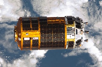 Der japanische Kounotori-Transporter. Abb.: NASA