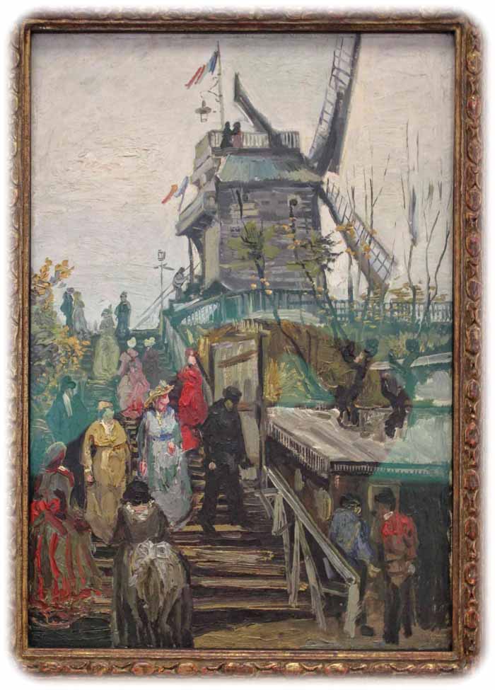 Als ungekrönter Star im Romantik-Ausstellungsteil gilt das Gemälde "Die Mühle" von Vincent van Gogh. Repro: Peter Weckbrodt