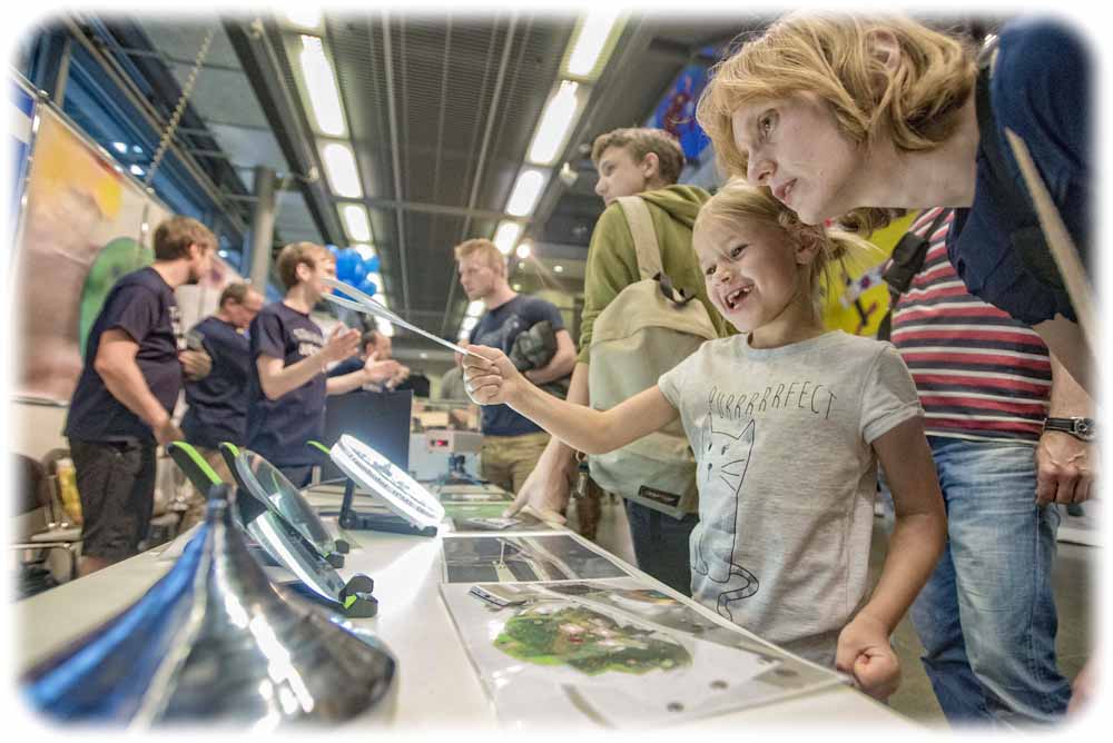 Gerade auch für Kinder bietet die Wissenschaftsnacht in Dresden viele Attraktionen. Foto: Rene Plaul, Netzwerk Dresden - Stadt der Wissenschaften