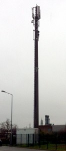 Vodafone-LTE-Mast an der Tiergartenstraße in Dresden. Abb.: hw