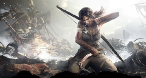 Erledigt sie bald mit links: Die angehende Superheldin Lara bei der Selbstverarztung. Abb.: Square Enix