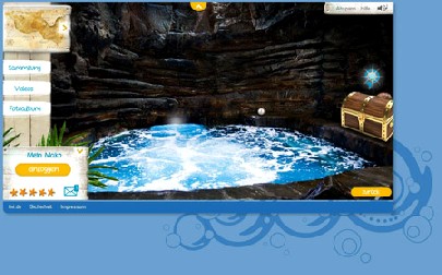 Bildschirmfoto vom Spiel "Mako - Einfach Meerjungfrau". Abb.: BSF