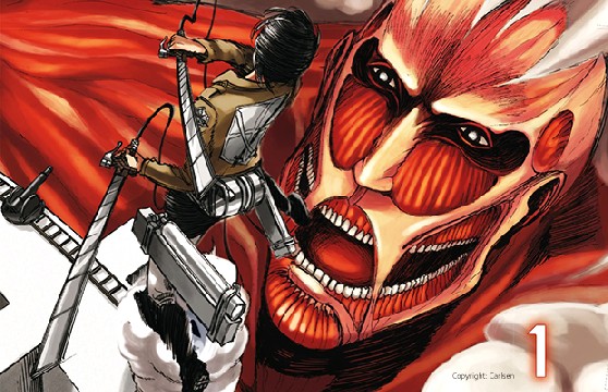"Attack on Titan" von Hajime Isayama gehört in Deutschland zu den beliebtesten Manga-Taschenbüchern. Foto: Carlsen-Verlag