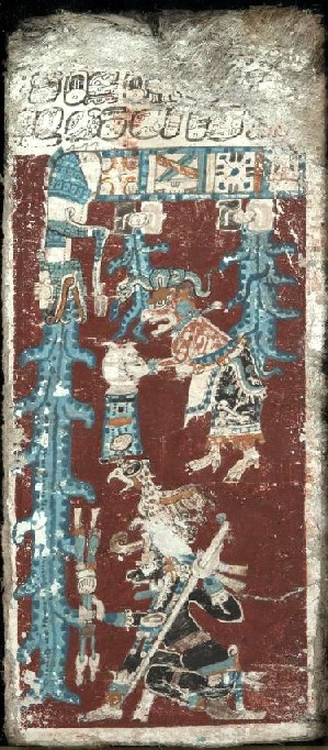 Der Maya-Kodex endet mit dieser apokalyptischen Flut - die sich aber nicht auf 2012 bezieht. Abb.: SLUB
