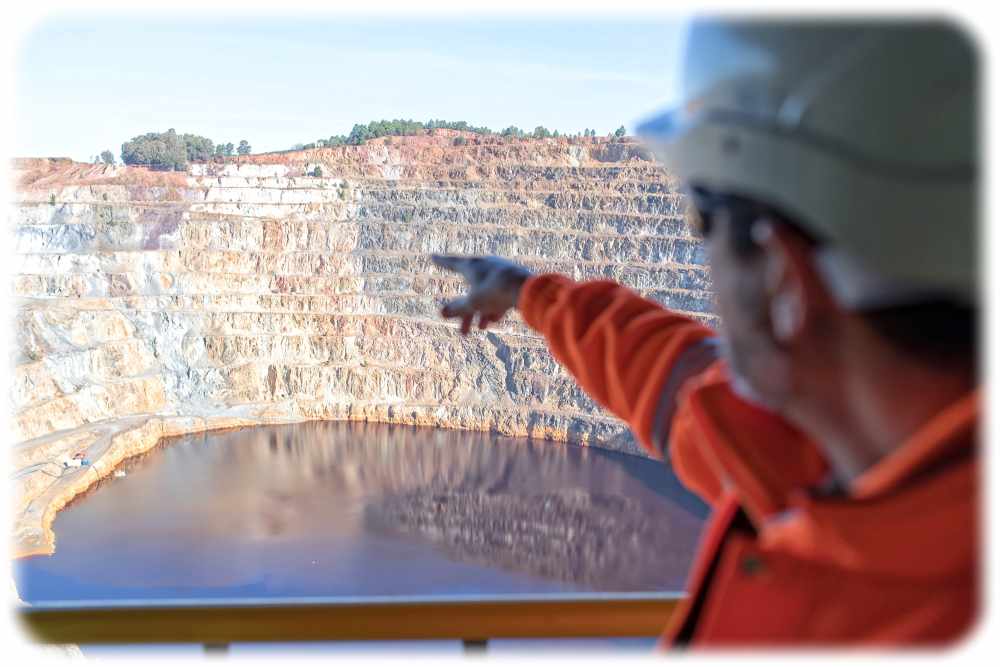 Auch im Ausland - hier zum Beispiel in einer Mine im spanischen Corta Atalaya - ist die Freiberger Fernkartierungstechnik im Einsatz. Foto: HZDR/HIF