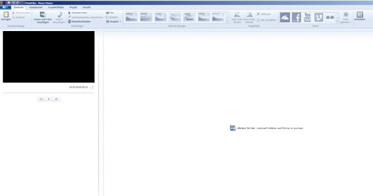 In der Mitte des Bildschirms klicken, um die gewünschten Videos auf der Festplatte auszuwählen. Abb. (alle): BSF
