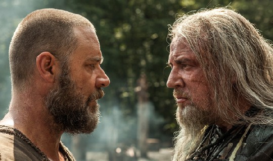 Noah (Russell Crowe) und Kain (Ray Winstone) können sich nicht leiden. Foto: Paramount