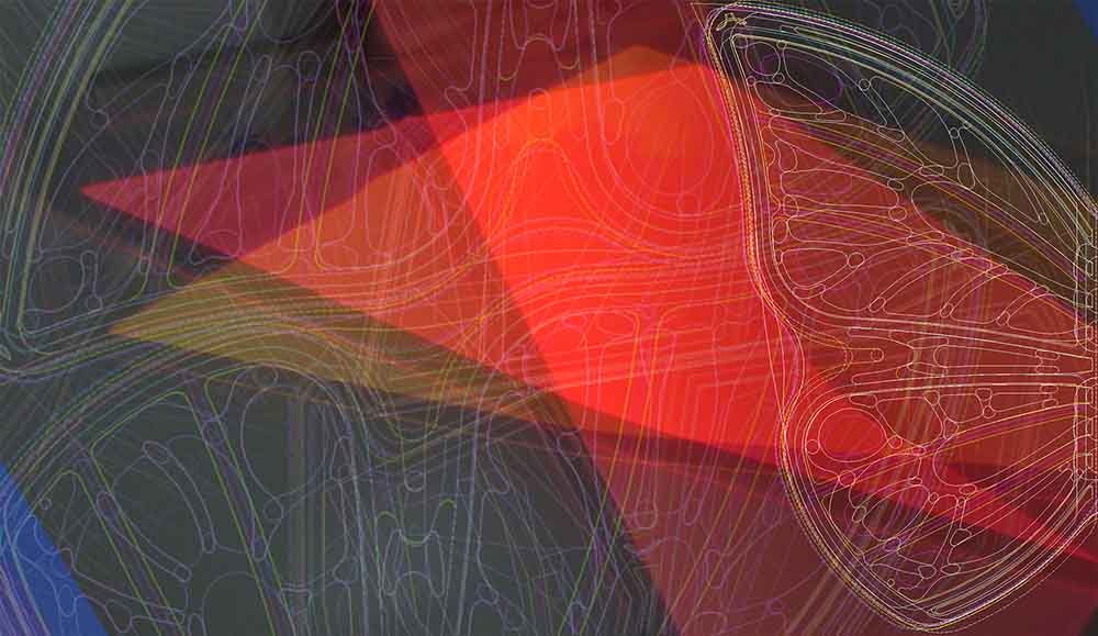 Ein leuchtender Schmetterling oder lieber transparentes Rot? Mit dem OLED Lighting Design Sample Kit wollen die Fraunhofer-Ingenieure aus Sachsen zeigen, welche neuen Designansätze durch OLED-Schichten möglich werden. Abb.: Fraunhofer FEP