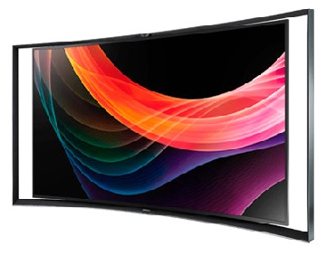 Gebogenen OLED-Fernseher von Samsung. Foto: Samsung