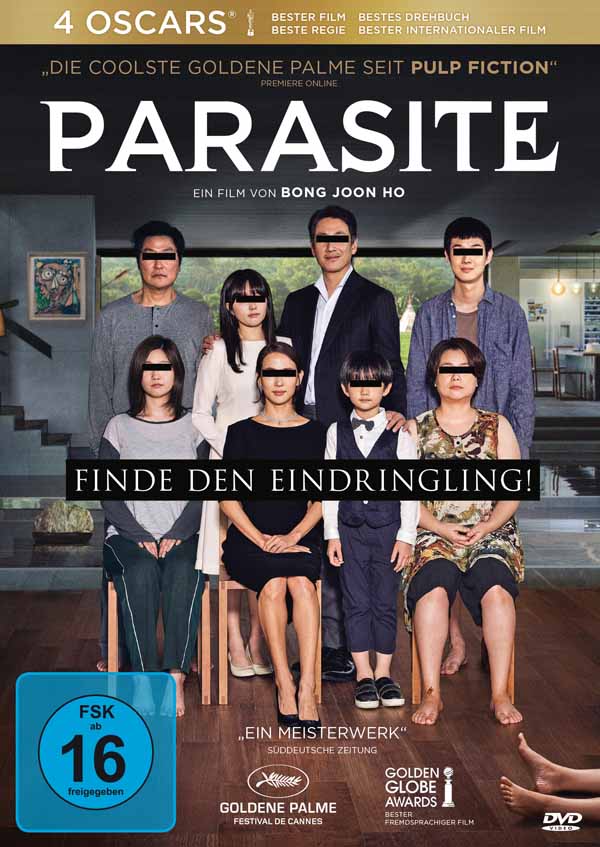 DVD-Hülle von "Parasite". Abb.: Koch-Film