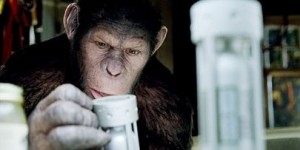 Caesar entdeckt die Intelligenztherapie - und pimpt seine affischen Kumpels auf. Abb. (2): Fox