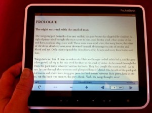 Das A10 zielt sichtlich auf eBuch-Leser. Abb.: hw