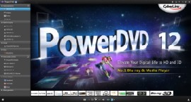 Die neue Benutzeroberfläche von PowerDVD 12.