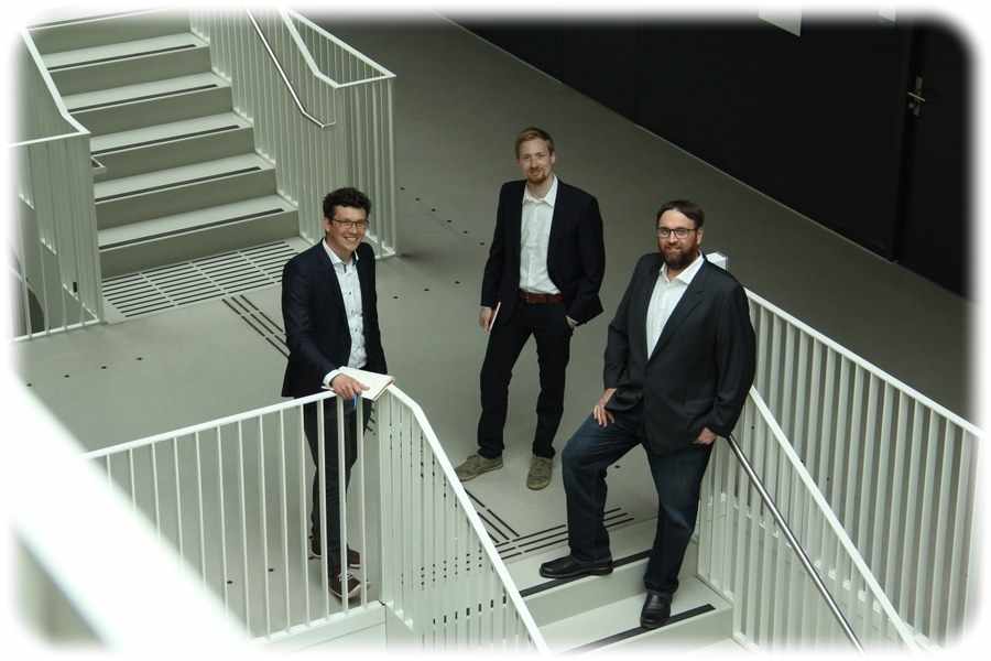 Das Pruuve-Gründerteam: Paul-Anton Will, Tim Achenbach, und Philipp Wellmann (von links nach rechts). Foto: Pruuve