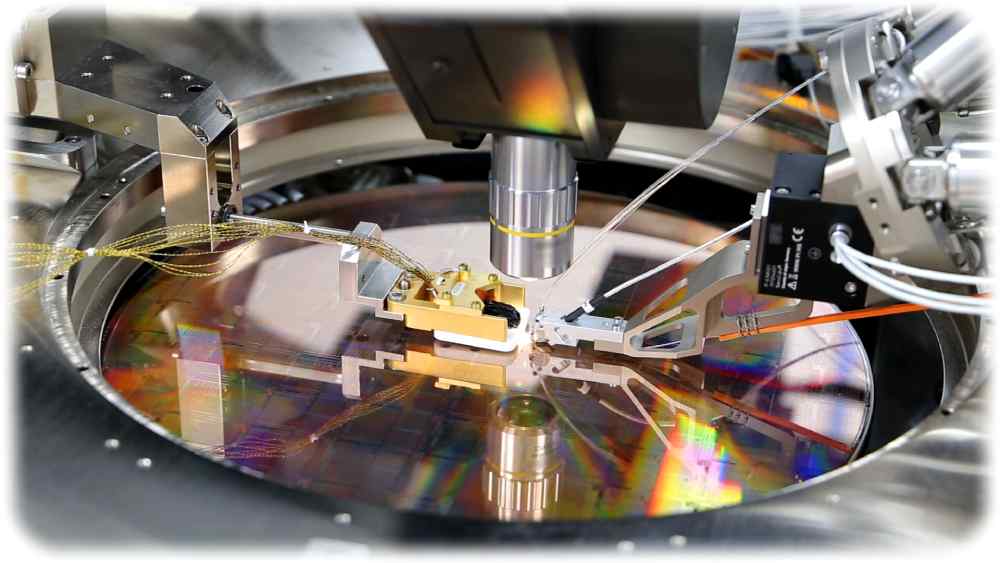 Ein Psiquantum-Wafer in der Globalfoundries-Produktion. Foto: Globalfoundries