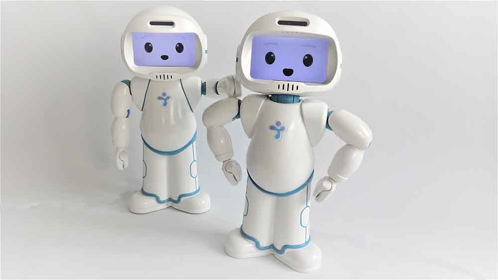 Die QT-Roboter aus Luxemburg sollen autistischen Kindern helfen, Gefühle richtig einzuordnen. Foto: LuxAI