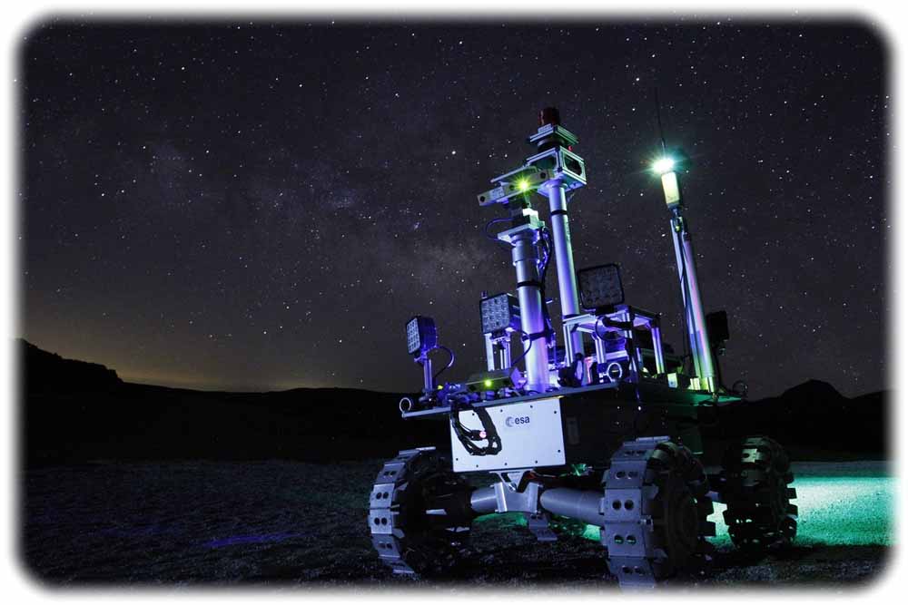 Der RAT-Rover bei Nacht. Abb.: Fernando Gandía/GMV