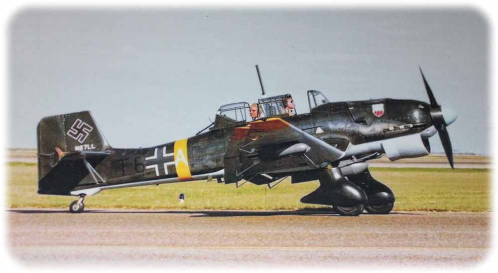 Vorzugsweise für den bekannten und vom Feind gefürchteten deutschen Sturzkampfbomber Ju 87 wurden Teile in Rabstein gefertigt. Foto: Peter Weckbrodt