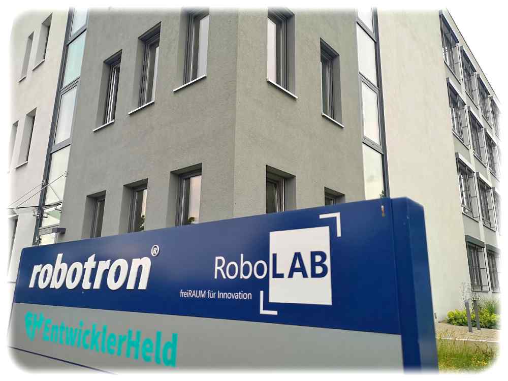 Der Robolab von Robotron im Dresdner Gewerbegebiet Coschütz-Gittersee. Foto: Heiko Weckbrodt