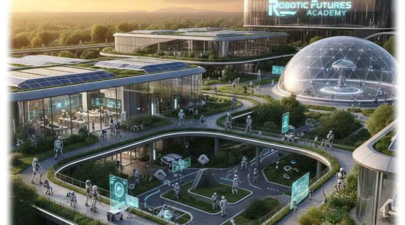 So stellt sich die KI Gemini eine Roboter-Akademie vor. Visualisierung: KI Gemini, Prompt: Heiko Weckbrodt