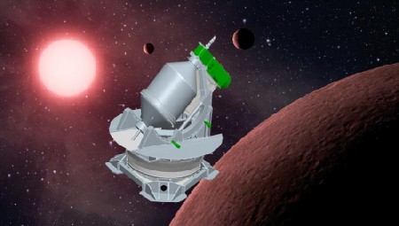 Der Dres-Dyn soll die Verhätnisse in einem Planetenkern aus wirbelndem Flüssigmetall simulieren. Abb.: NASA, Montage: hw