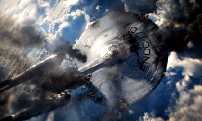 Inzwischen fast schon "Star Trek"-Kinofilm-Tradition: Die Enterprise wird demliert. Foto: Paramount