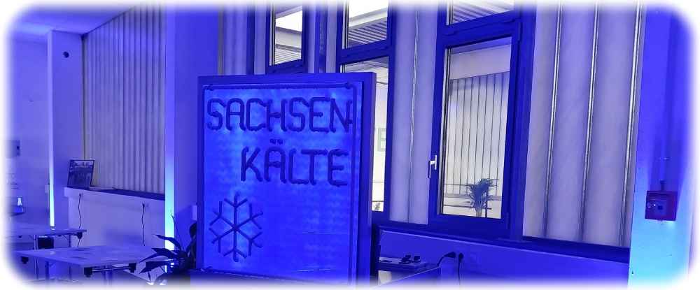 Zur Eröffnung hat Sachsenkälte im Neubau im Dresdner Norden die Stationen seiner Unternehmensgeschichte gezeigt. Foto: Heiko Weckbrodt