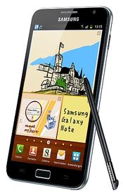 Im OLED-Smartphone "Galaxy Note" hat Samsung bereits Novaled-Technologien eingebaut. Abb.: Samsung