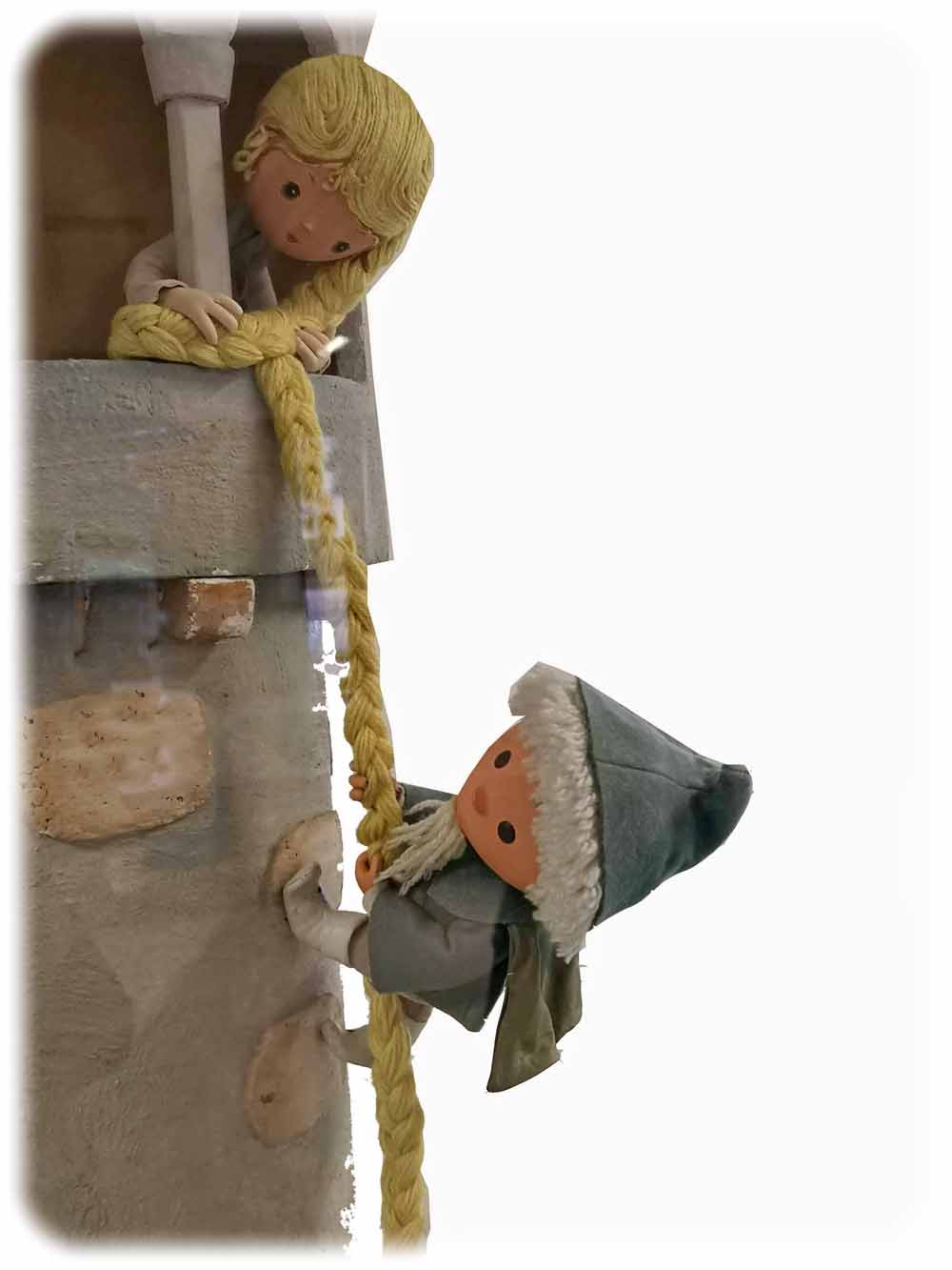 Nun lass mal Dein Haar herunter, Rapunzel? Der Sandmann klettert auch gerne mal. Foto (freigestellt): Heiko Weckbrodt