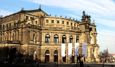 Semperoper Dresden heute. Foto: Heiko Weckbrodt
