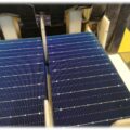 Blick in die Solarmodul-Produktion bei Solarwatt Dresden. Foto: Heiko Weckbrodt