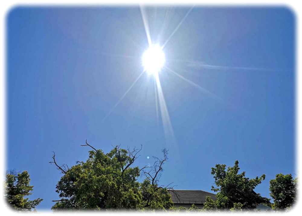 Im vollen Sonnenlicht liefern bisher klassische Silizium-Solarmodule eine bessere Energieausbeute. Bei schwachem Licht spielen eher die organischen Solarzellen ihre Stärken aus. Foto: Heiko Weckbrodt Sonne