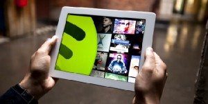 Etwa 15 % hören sich ihre Musikströme per Tablettrechner an. Foto: Spotify