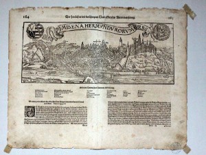 Das ist die älteste Meißner Stadtansicht des Magdeburger Kupferstechers Hiob