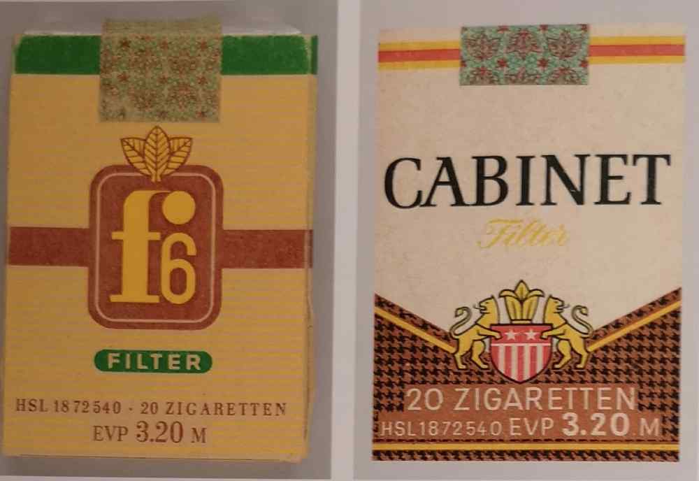 Die DDR-Klassiker f6 und Cabinet. Repro aus: Tabakrausch an der Elbe