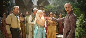 Daenarys Sturmtochter ring tief im Osten um ein Heer und Schiffe. Abb.: HBO