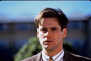 Ist meine Welt das, was sie scheint? Jim Carry in der "Truman Show", die 40 Jahre später das Motiv von Dicks "Zeitlose Zeit" neu verarbeitete. Abb.: Paramount