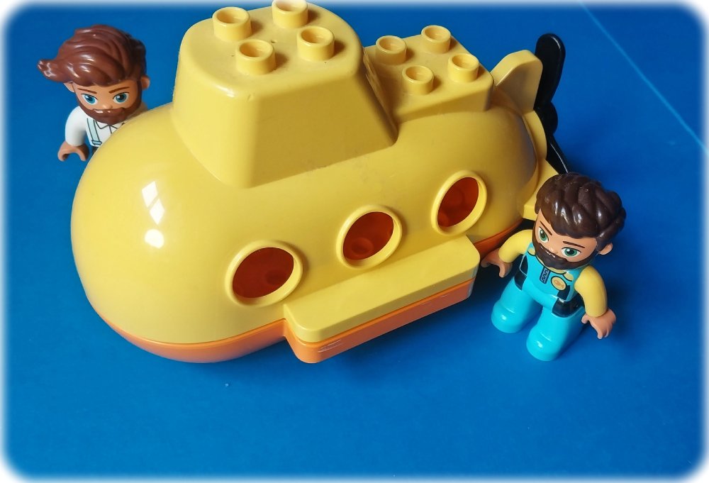 Ein Lego-U-Boot. Foto: Heiko Weckbrodt