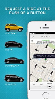App-Dienste wie "Uber" machen den Taxi-Unternehmen das Leben schwer - die Politiker reagieren teils protektionistisch. Abb.: Uber