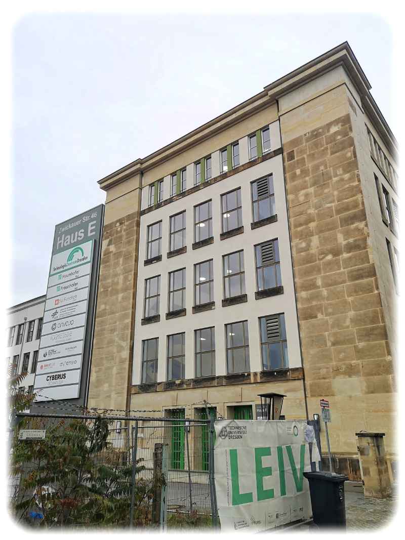 Die Dresdner Außenstelle des Fraunhofer-IAIS forscht in den Universellen Werken Dresden. Foto: Heiko Weckbrodt